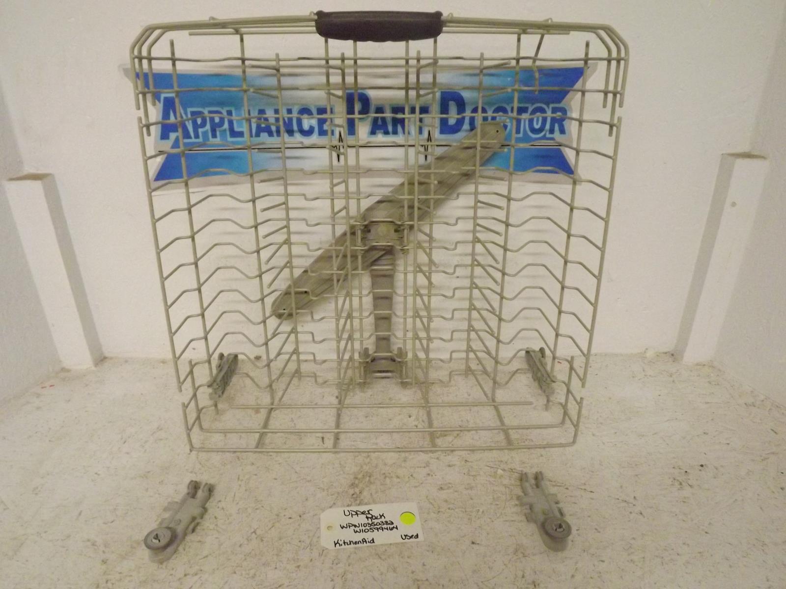 KitchenAid Dishwasher WPW10350382 W10599464 Upper Rack Used KitchenAid Dishwasher WPW10350382 W10599464 Upper Rack Used